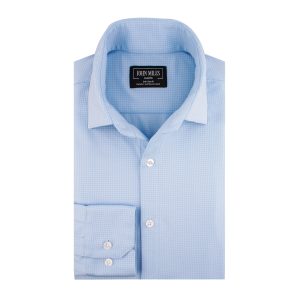 John Miles Pale Blue Dress Shirt
