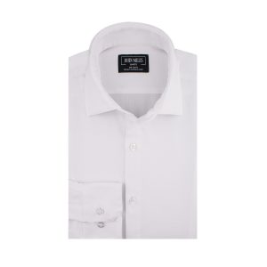 John Miles Non-Iron White Shirt