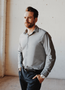 John Miles Non-Iron Black & White Gingham Shirt