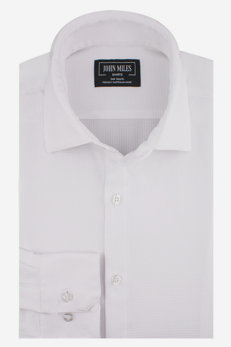 John Miles - Non-Iron Performance Dress Shirt Proudly Australian Made ...