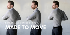 John Miles Performance Dress Shirts Made to Move
